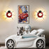 Contemporary Creative Cartoon Beetle Acrylic LED Kids Wall Sconce Lamp For Bedroom