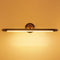 Contemporary Retro Iron Aluminum Acrylic Strip Vanity Light  LED Wall Sconce Lamp For Bathroom