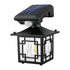 Modern Simplicity Solar Cylinder Square ABS PS LED Outdoor Light For Garden