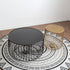 Contemporary Simplicity Iron Round Cage Design Coffee Table For Living Room