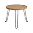 Modern Minimalist Round PP Carbon Steel Metal Coffee Table Foldable For Living Room