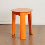 Contemporary Creative Round Rectangular Triangle Base Plastic ABS Low Stool For Living Room