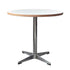 Modern Simplicity Round HDF Carbon Steel Dining Table For 2 Seats