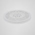 Modern Simplicity Iron Acrylic Round Flower Leave LED Flush Mount Ceiling Light For Living Room