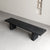 Modern Minimalist Rectangular Solid Wood Bench For Living Room