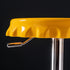 Contemporary Creative Beer Bottle Cap Design Plastic Swivel Bar Stool Height Adjustable Footrest For Dining Room