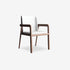 Traditional Chinese Square Ash Wood High Resilience Sponge PU Leather Dining Chair Backrest Armrest For Dining Room