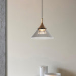 Modern Minimalist Cup Shape Acrylic Aluminum LED Pendant Light For Dining Room