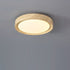 Contemporary Simplicity Round Wood Grain Acrylic LED Flush Mount Ceiling Light For Bedroom