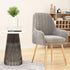 Contemporary Scandinavian Velvet Leather Sponge Emulsion Metal Square Vanity Stool Backrest Armrest For Bedroom