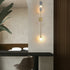 Modern Minimalist Iron Glass Strip 1/2 Light Wall Sconce Lamp For Living Room