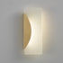 Contemporary Luxury Full Copper Rectangular Acrylic LED Wall Sconce Lamp For Bedroom