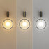 Modern Simplicity Aluminum Circle Ring Silicone Strip LED Wall Sconce Lamp For Living Room