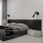 Modern Minimalist Cylinder Rotatable Iron LED Wall Sconce Lamp For Bedroom