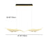 Contemporary Creative Angel Wing Acrylic Shade Hardware LED Island Light Pendant Light For Bedroom