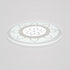 Modern Simplicity Iron Acrylic Round Flower Leave LED Flush Mount Ceiling Light For Living Room