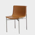 Modern Minimalist Square Cushion Leather Stainless Steel High Resilience Sponge Dining Chair Backrest For Dining Room