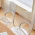 Contemporary Creative Shell Crescent Acrylic Plated Metal Dining Chair Backrest For Dining Room