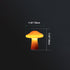 Modern Art Deco Waterproof Solar Resin Mushroom LED Landscape Lighting Outdoor Light For Garden