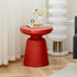 Contemporary Scandinavian PE Mushroom Shape End Table For Living Room