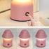 Contemporary Creative Mushroom Iron Acrylic LED Table Lamp For Bedroom