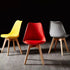 Modern Minimalist Tulip Shape PP Wood Chair Backrest For Living Room