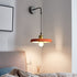 Contemporary Scandinavian Disc Aluminum Iron 1-Light Wall Sconce Lamp For Bedroom