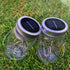 Modern Art Deco Waterproof Solar Glass Stainless Steel Copper Wire Star LED String Lights Outdoor Lighting For Garden