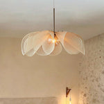 Contemporary Boho Pod Shape Botanical Fiber 1-Light Pendant Light For Dining Room