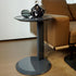 Modern Minimalist Round Density Board End Table 1-Tier For Living Room