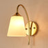 Contemporary Nordic Pod Iron Glass 1-Light Wall Sconce Lamp For Bedroom
