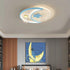 Contemporary Creative Acrylic Starry Sky LED Flush Mount Ceiling Light For Living Room