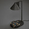 Contemporary Nordic Iron Tapered Shade Terrazzo 1-Light Melting Wax Table Lamp For Living Room