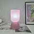 Modern Minimalist Cylinder Funnel Glass 1-Light Table Lamp For Bedroom