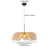 Contemporary Boho Pod Shape Botanical Fiber 1-Light Pendant Light For Dining Room