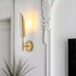 Modern Minimalist Iron Glass Strip 1/2 Light Wall Sconce Lamp For Living Room