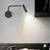 Modern Minimalist Cylindrical Rotatable Iron Aluminum LED Wall Sconce Lamp For Bedroom