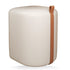 Contemporary Nordic Leather Cylinder Vanity Stool For Bedroom