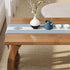 Traditional Chinese Rectangular Curved Bamboo Plank Coffee Table For Living Room