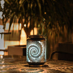 Contemporary Creative Solar Waterproof Iron Cylinder Starry Sky Light LED Lawn Light For Garden