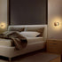 Modern Minimalist Cylindrical Aluminum Acrylic LED Wall Sconce Lamp For Bedroom