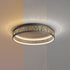 Modern Simplicity Iron Round Bird Nest Hollow Design LED Flush Mount Ceiling Light For Living Room