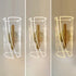 Modern Luxury Iron Acrylic Cylinder Cutting Line LED For Bedside