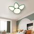 Contemporary Creative Cartoon Dinosaur Footprint Acrylic Iron LED Flush Mount Ceiling Light For Bedroom