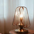 Traditional Vintage Screen Acrylic Iron 1-Light Table Lamp For Bedroom