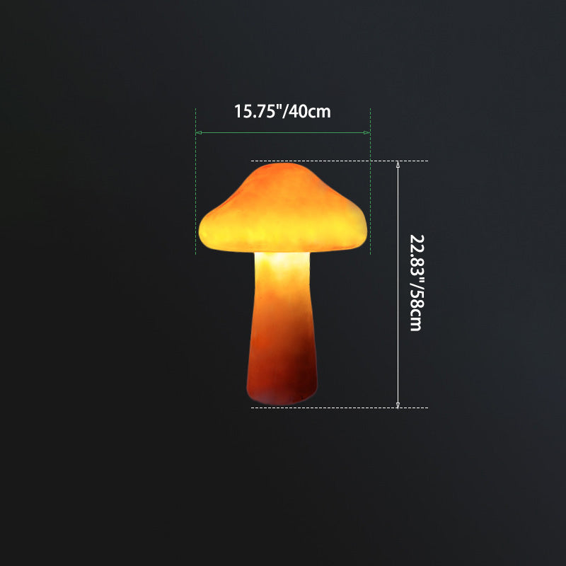 Modern Art Deco Waterproof Solar Resin Mushroom LED Landscape Lighting Outdoor Light For Garden