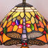 Traditional Tiffany Mushroom Resin Glass 1-Light Table Lamp For Bedroom