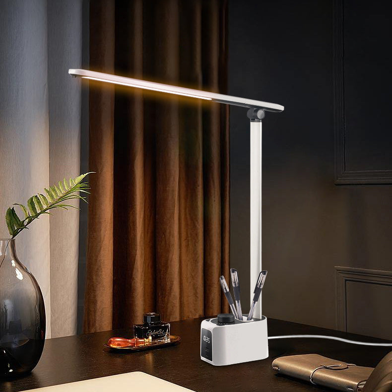 Modern Simplicity USB Collapsible Long ABS Aluminum LED Table Lamp For Bedroom