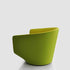 Modern Minimalist Ring Frame Solid Wood Cotton Linen High Density Sponge Accent Chair Backrest Armrest For Living Room