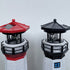 Contemporary Creative Solar Waterproof Lighthouse Resin LED Outdoor Light For Garden